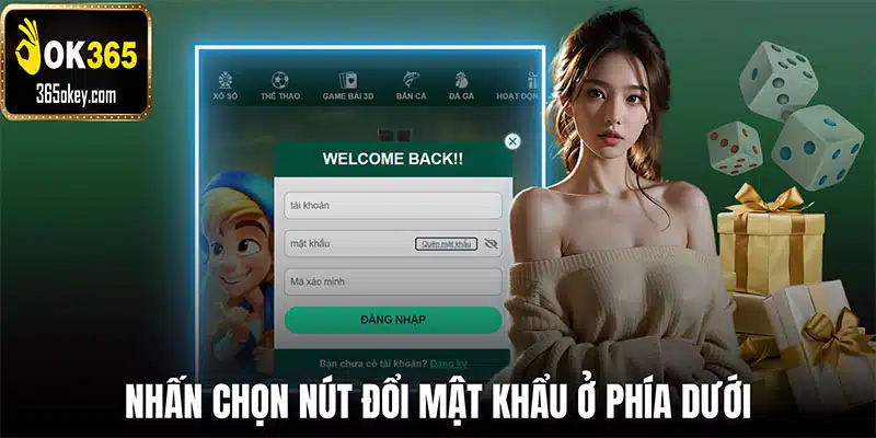 Nhấn chọn nút đổi mật khẩu nằm phía dưới